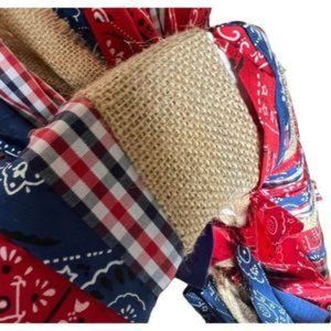 Indianapolis Colts Door Wreath Wall Decor Blue Wreath Ribbon License Plate 18”